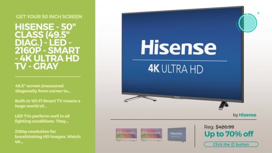 50 Inch 4K Smart TV Best Buy TV Deals