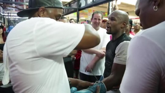 Floyd Mayweather in the Gym